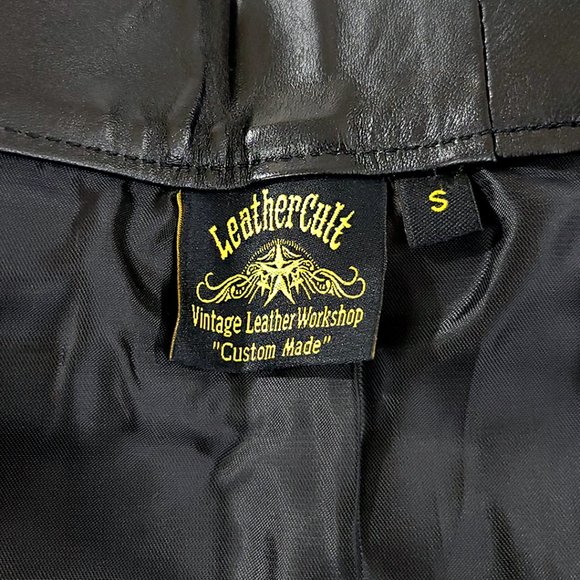 LeatherCult | Napa Leather Skirt NWT Handmade - Picture 7 of 11